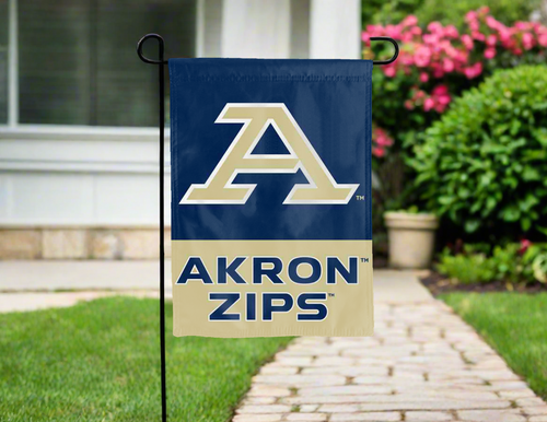 Akron - Zips Double Sided Garden Flag
