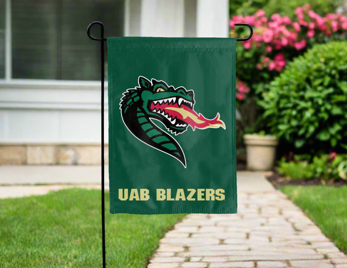 University of Alabama at Birmingham Blazers Double Sided Garden Flag