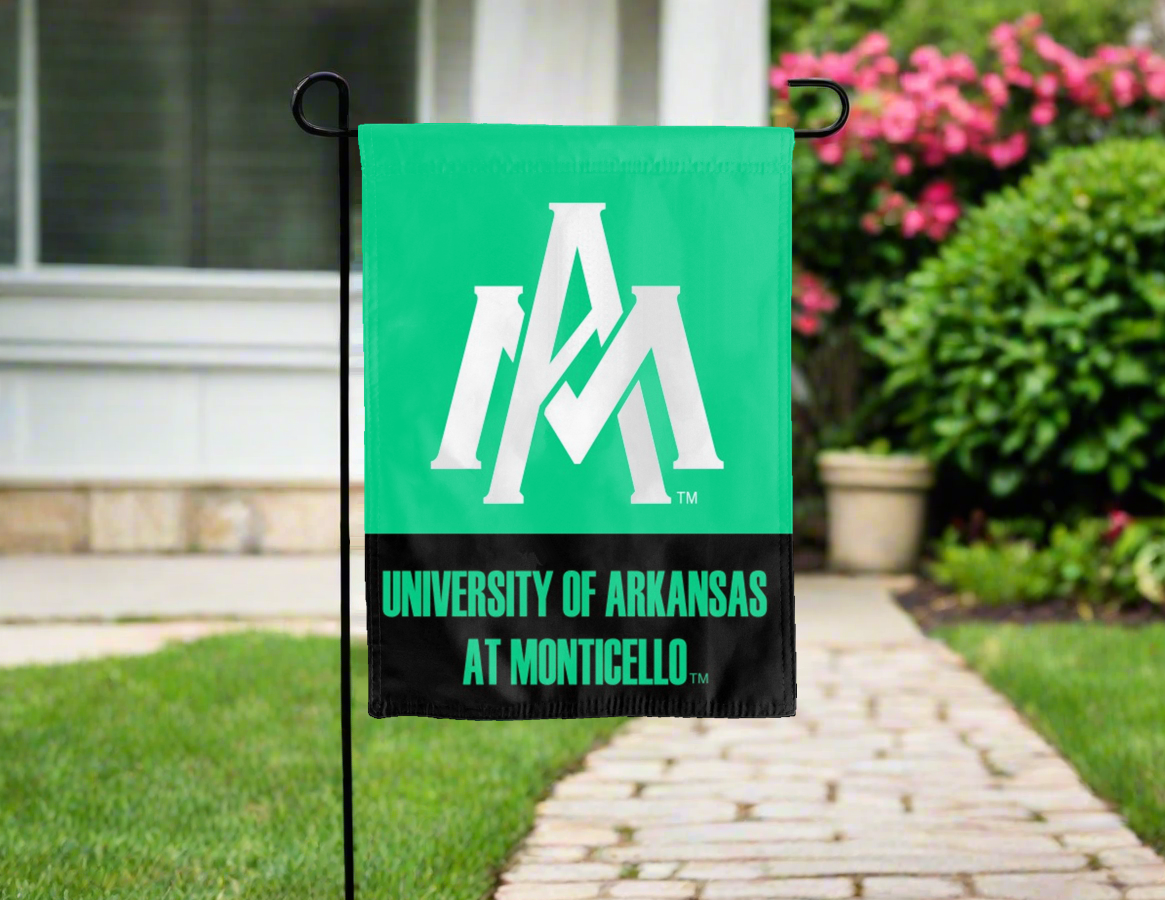University of Arkansas at Monticello Double Sided Garden Flag