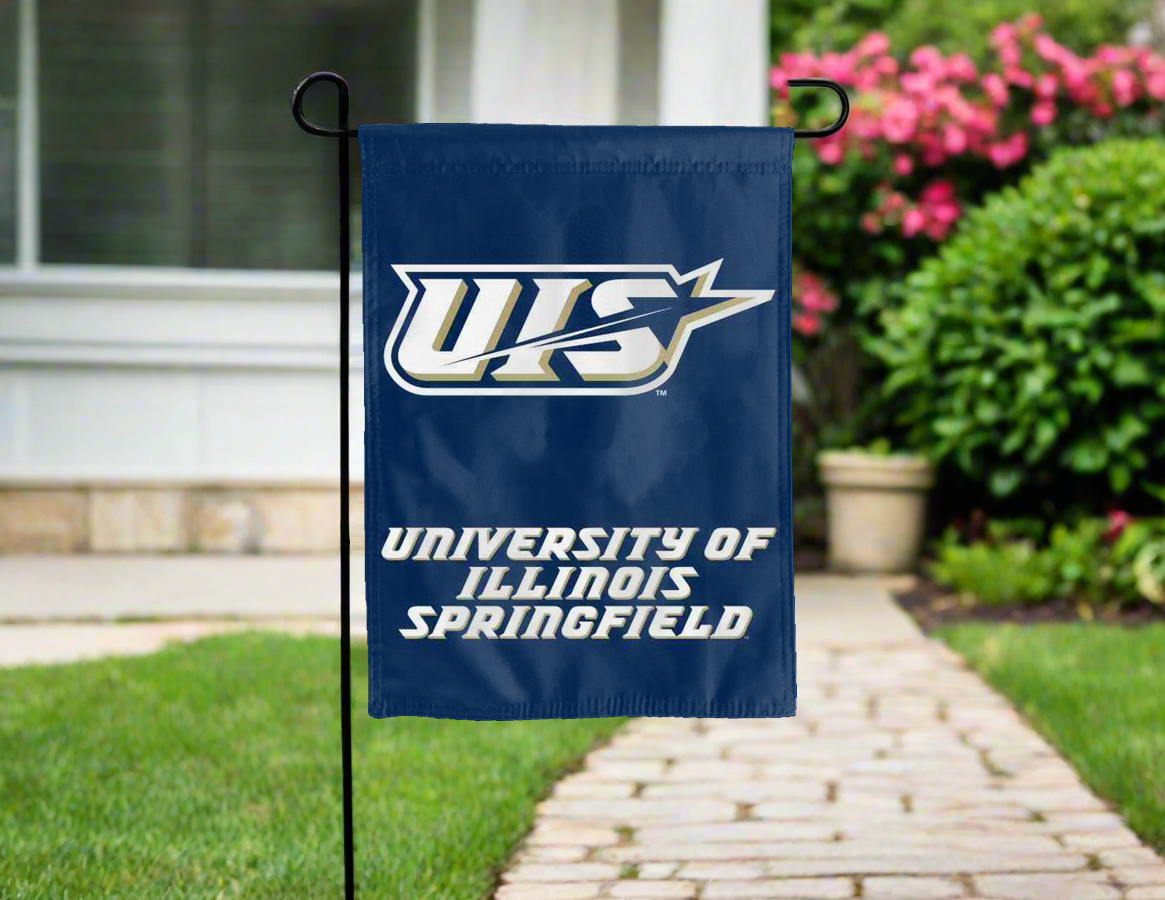Illinois Springfield - Prairie Stars Garden Flag