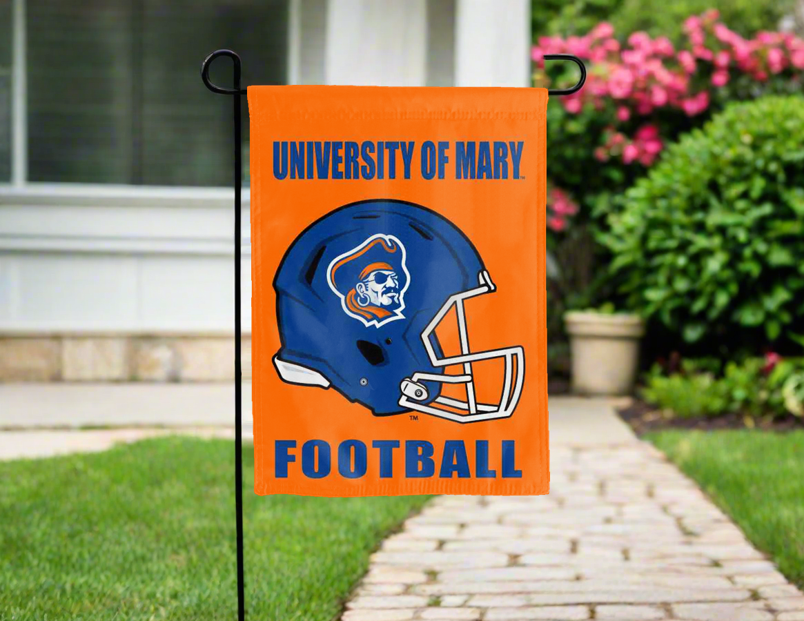 Mary North Dakota - Football Garden Flag