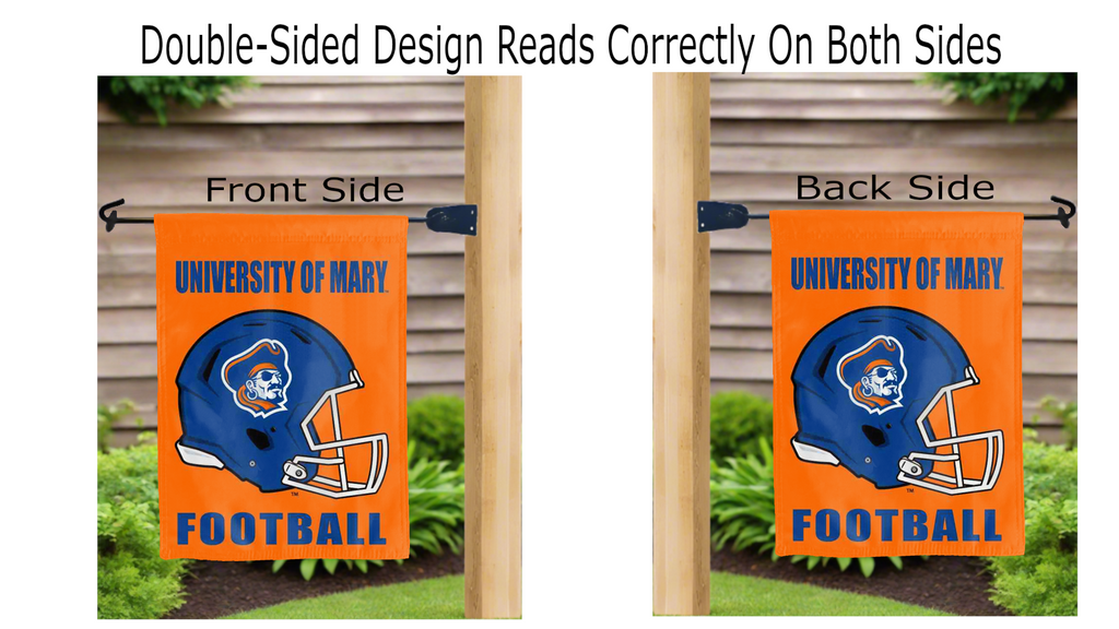 Mary North Dakota - Football Garden Flag