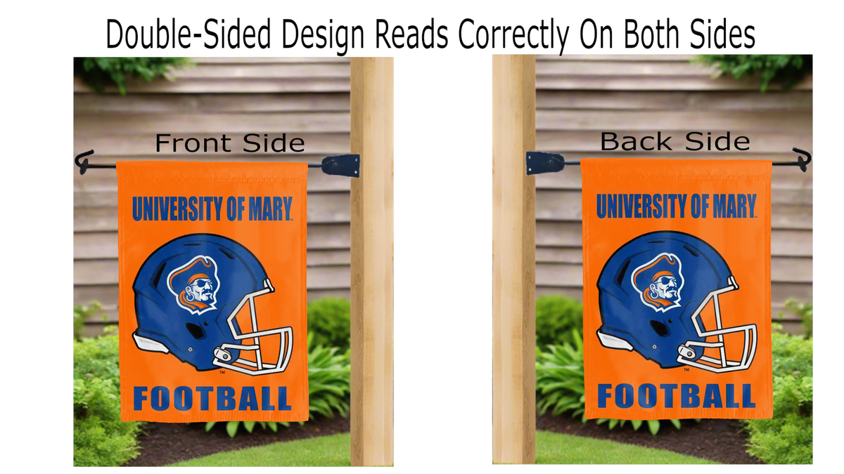 Mary North Dakota - Football Garden Flag