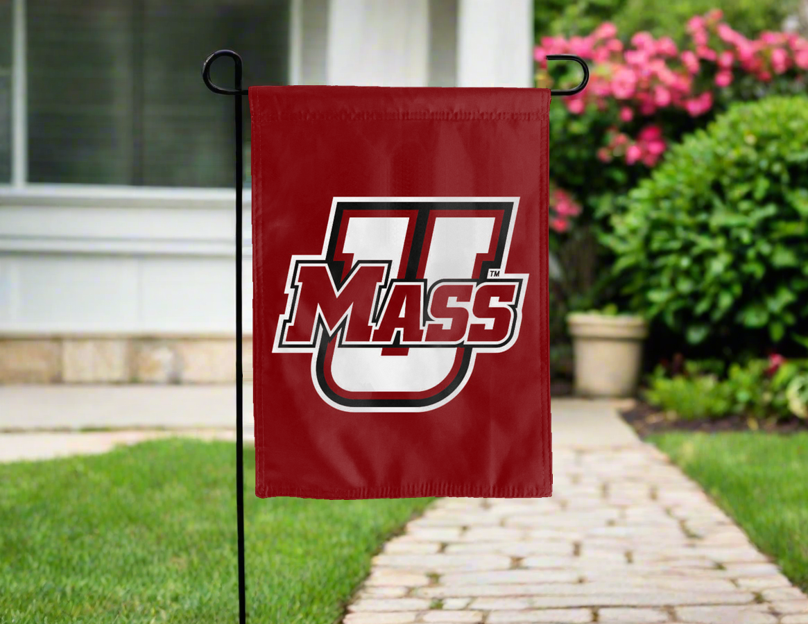 UMASS Minutemen Double Sided Garden Flag
