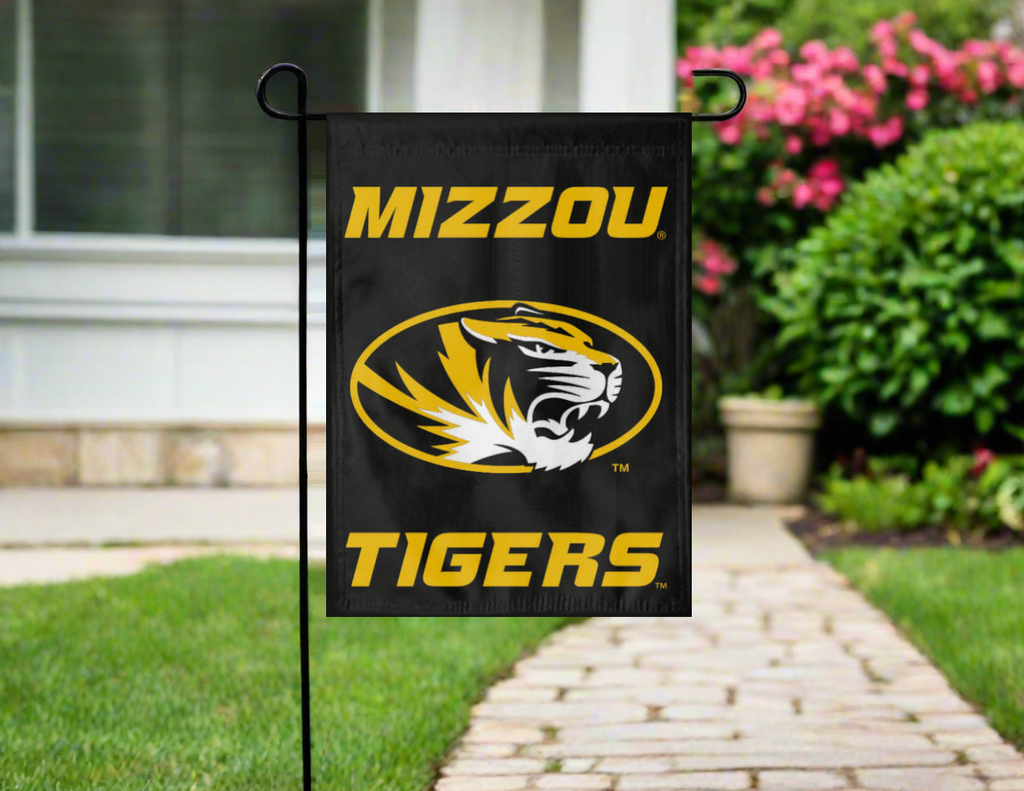 University of Missouri Tigers Double Sided Garden Flag