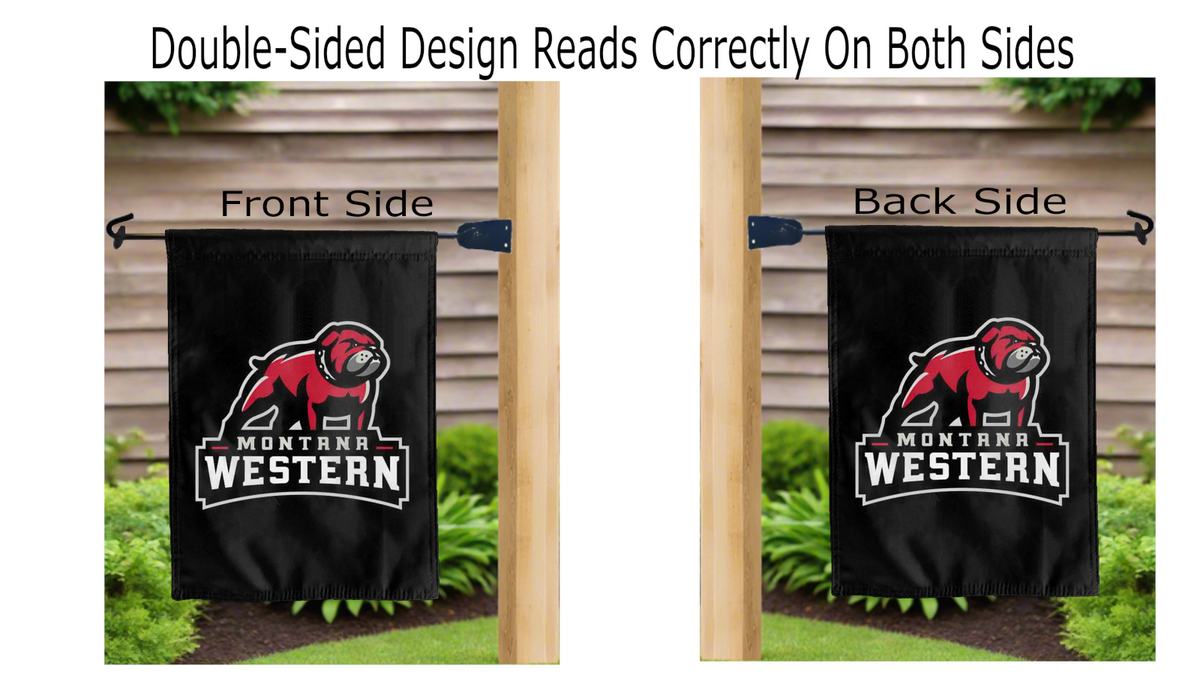 Montana Western Bulldogs Garden Flag