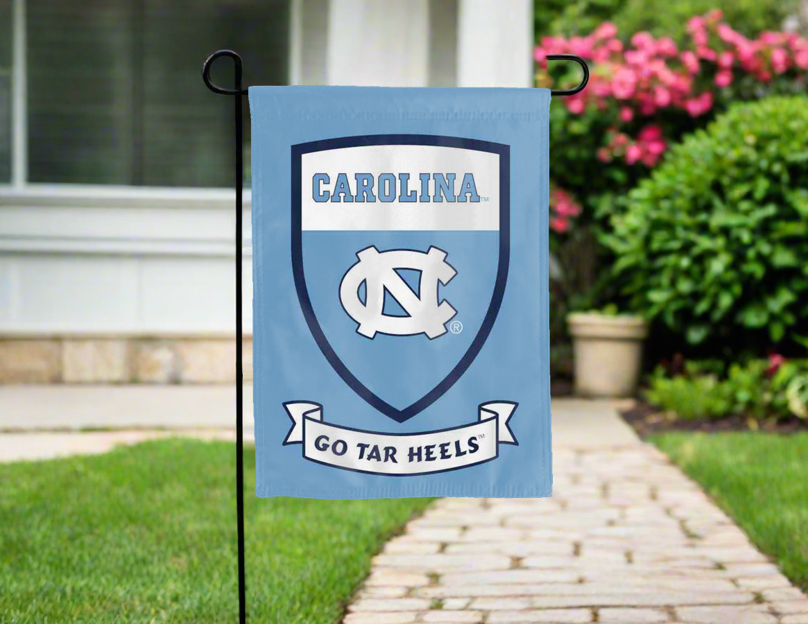 University of North Carolina Go Tar Heels Double Sided Garden Flag