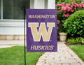 University of Washington - Huskies Purple Double Sided Garden Flag