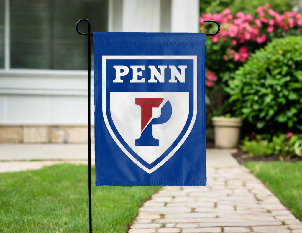 University of Pennsylvania (UPENN) - Quaker Shield Garden Flag