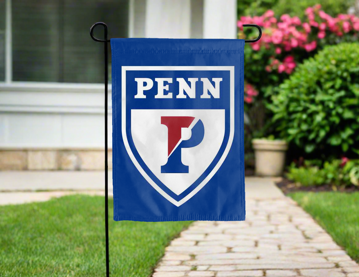 University of Pennsylvania (UPENN) - Quaker Shield Garden Flag
