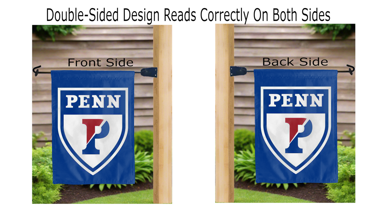 University of Pennsylvania (UPENN) - Quaker Shield Garden Flag