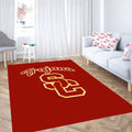 USC Trojans Rug - Logo Area Perfect for Living Room Decor Red and Yellow