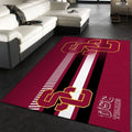 USC Trojans Rug Ð Striped for Living Room ...