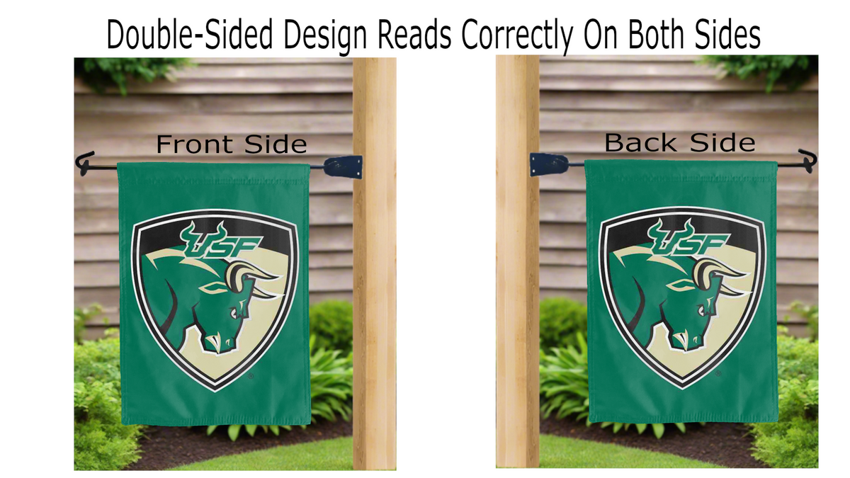 University of South Florida - Shield Double Sided Garden Flag