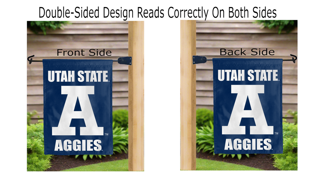 Utah State University Aggies Double Sided Garden Flag