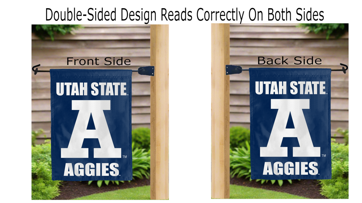 Utah State University Aggies Double Sided Garden Flag