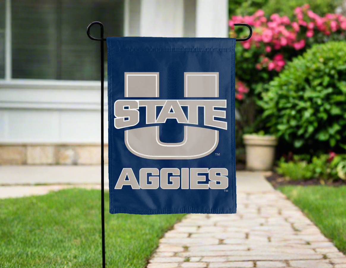 Utah State University Double Sided Garden Flag