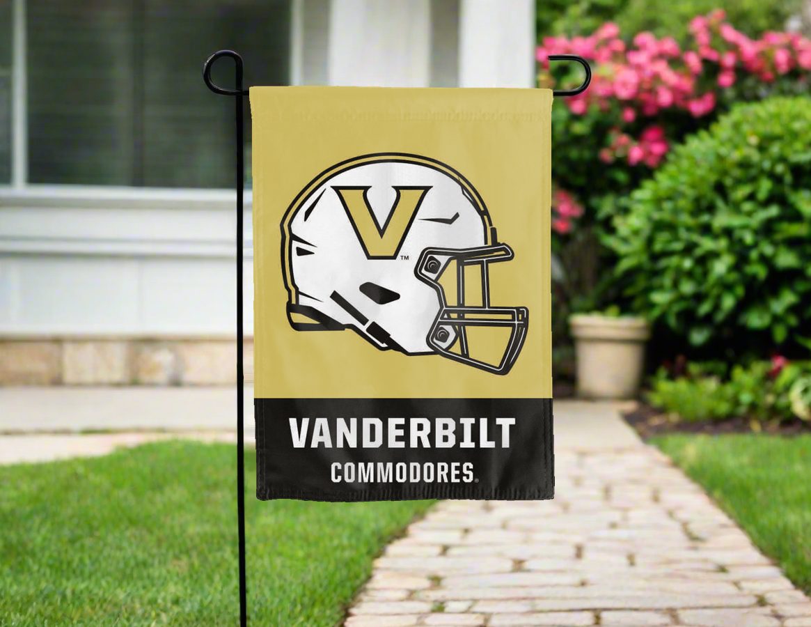 Vanderbilt University Football Double Sided Garden Flag