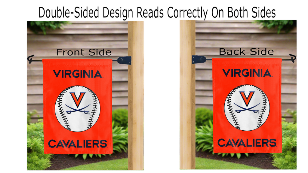 University of Virginia - Baseball Double Sided Garden Flag
