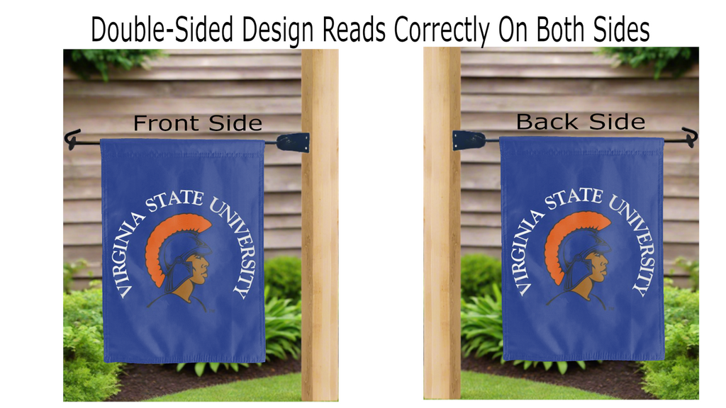 Virginia State University - Trojans Double Sided Garden Flag