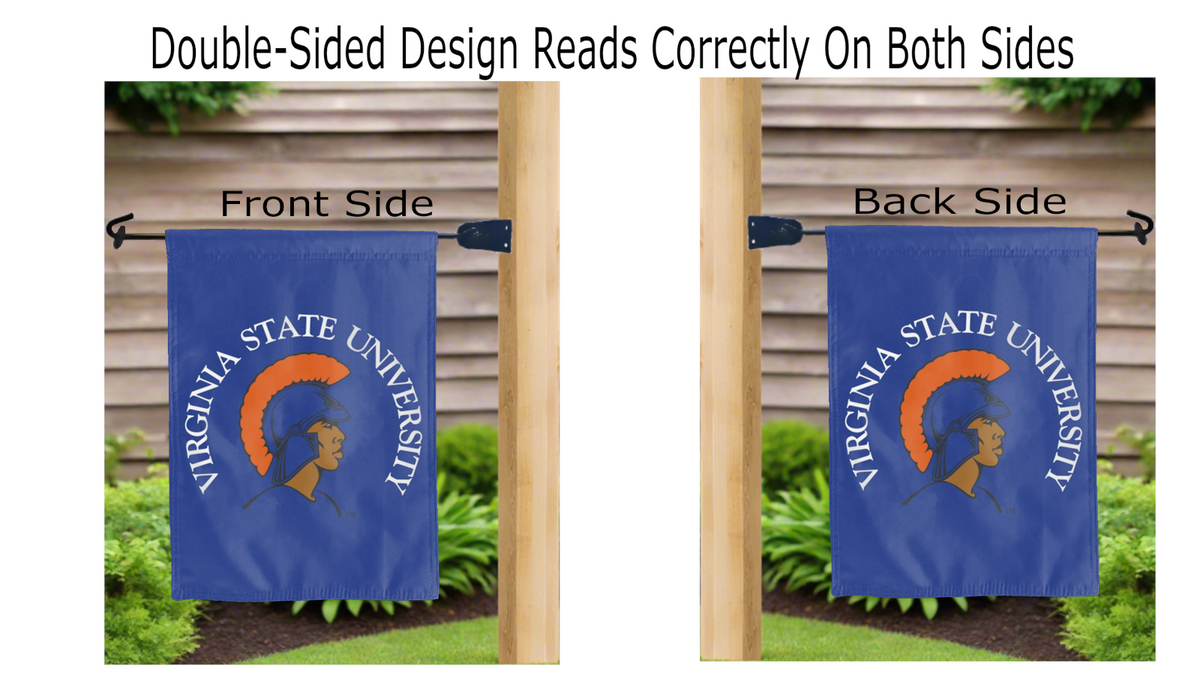 Virginia State University - Trojans Double Sided Garden Flag