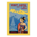 Visit Java ‚Äî Vintage 1930s Travel Poster | Asia Wall Art
