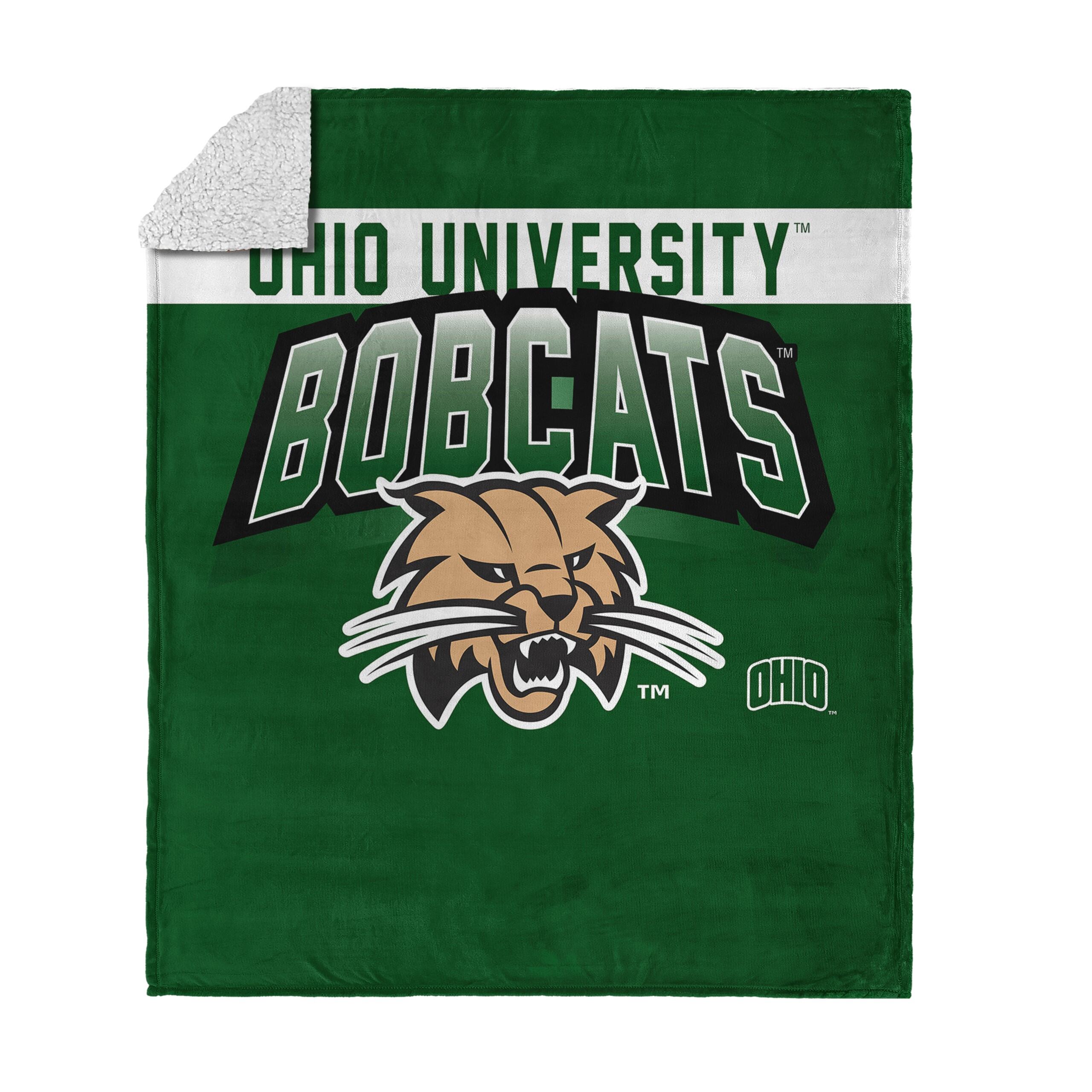Ohio Bobcats Sherpa Blanket