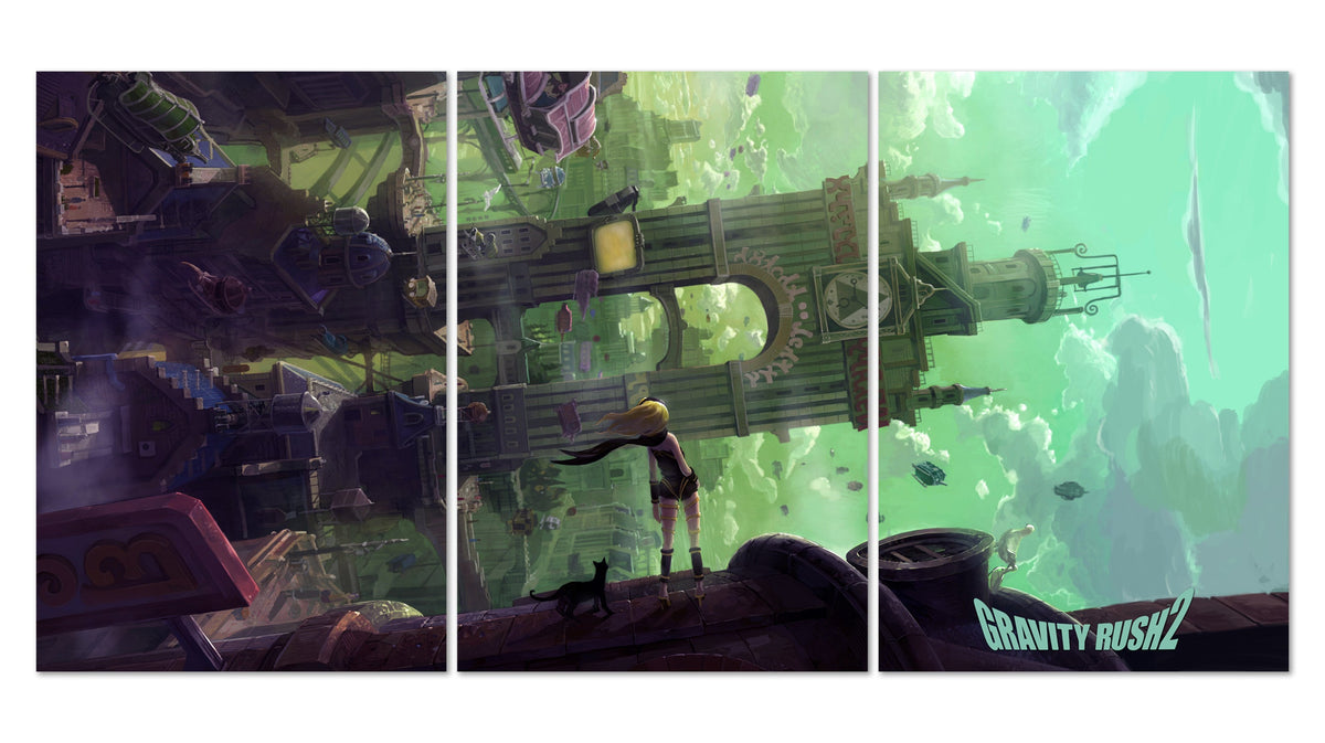 Gravity Rush 2 Poster ‚Äî Set of 3 Prints | PlayStation Gaming Wall Art
