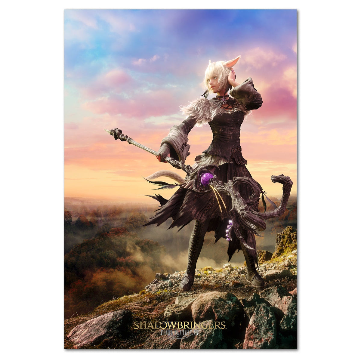 Final Fantasy XIV Shadowbringers Poster ‚Äî Y'shtola Key Art Print | FFXIV Square Enix Wall Art