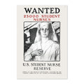 Wanted 25,000 Student Nurses ‚Äî World War I Poster 1917 | Vintage WWI Wall Art