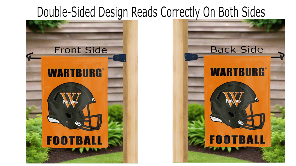 Wartburg College Football Garden Flag
