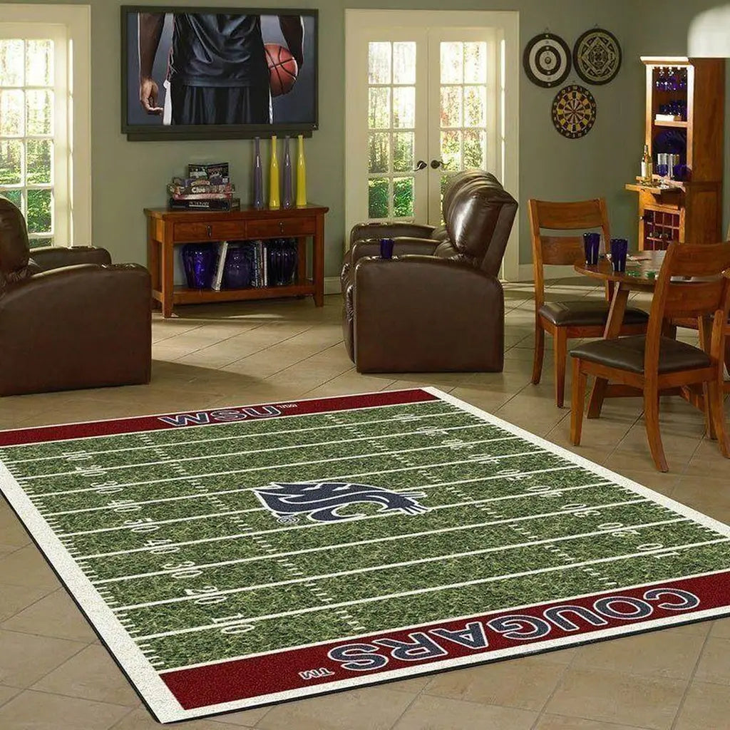 Football Field Rug Perfect for Sports Fans Home ...