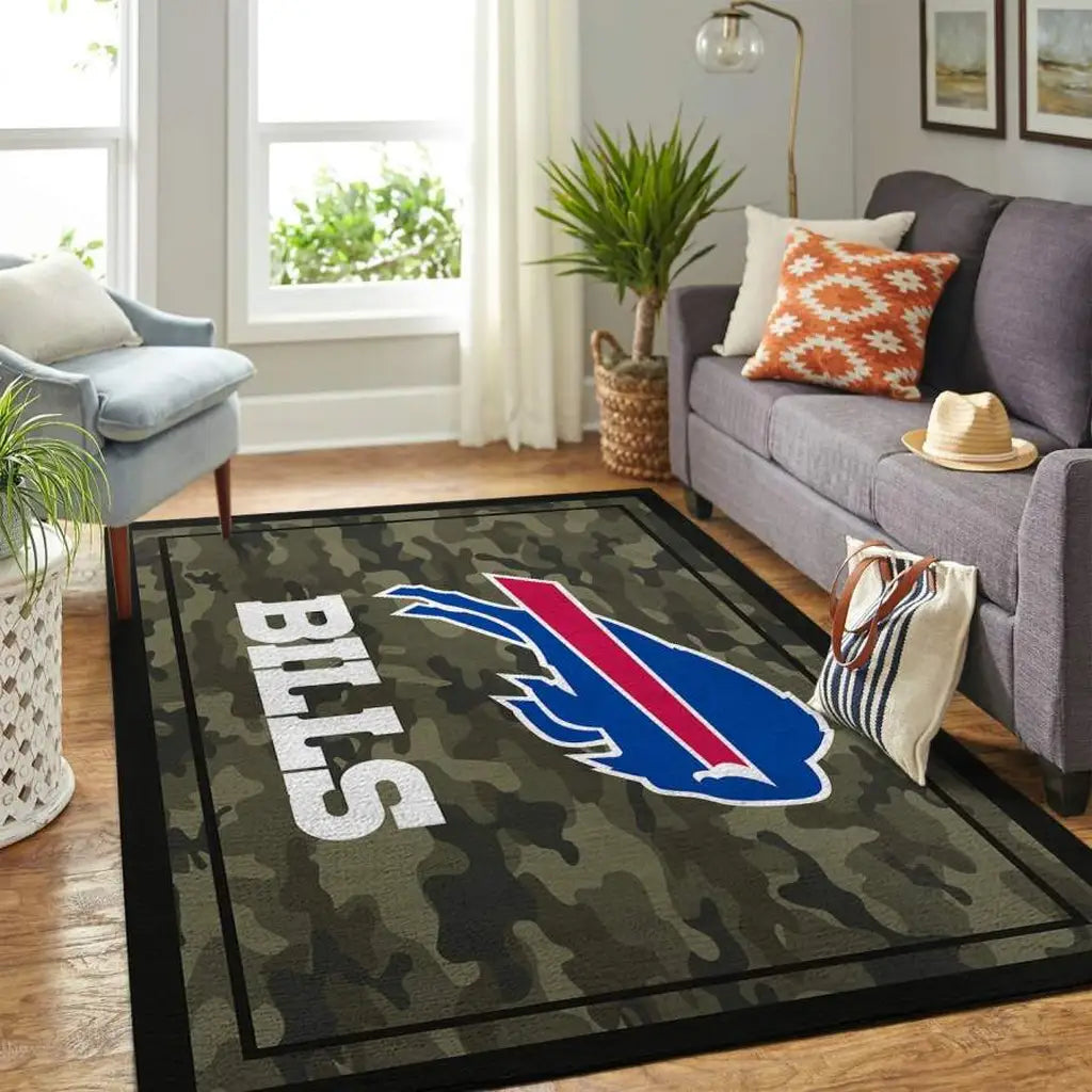 Stylish Modern Rug for Home Office Decor Black a...