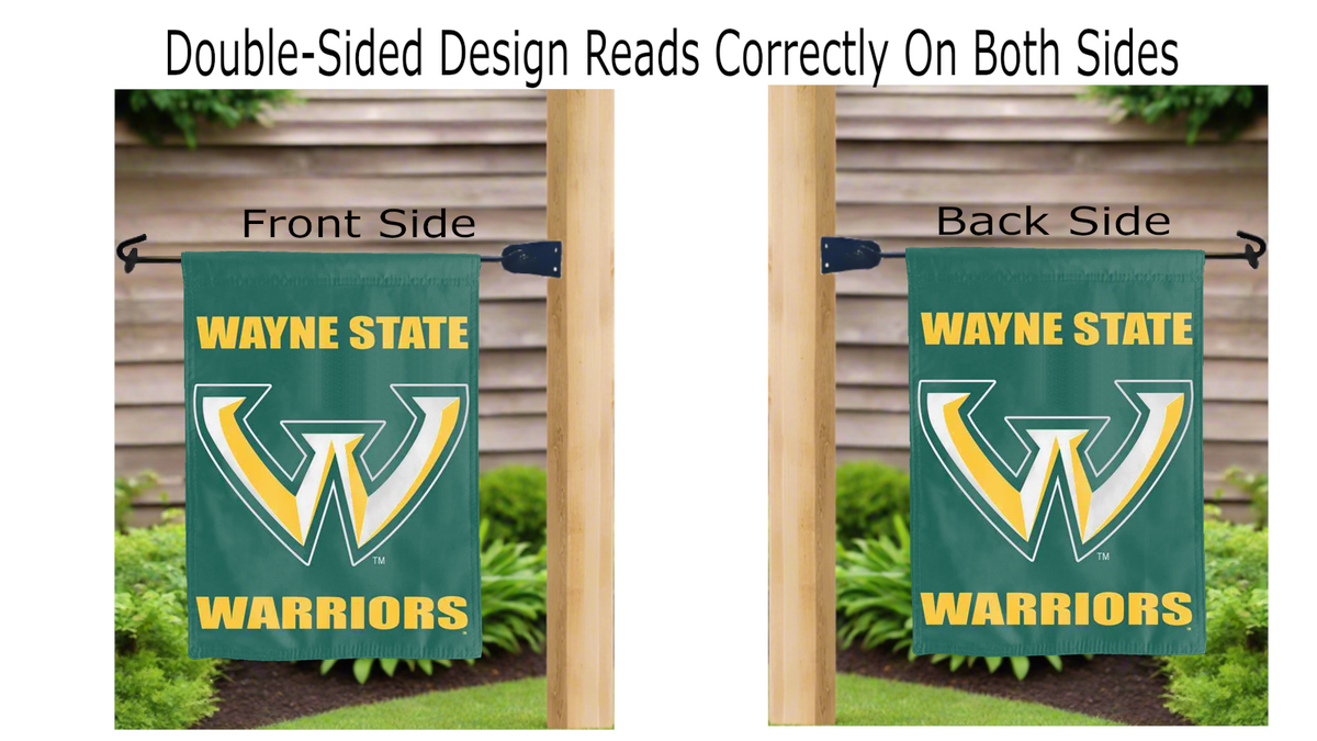 Wayne State University - Warriors Garden Flag