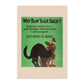 Why Bow Your Back? Let‚Äôs Agree to Agree Poster ‚Äî 1920s Work Incentive Motivational Print | Vintage Office Wall Art