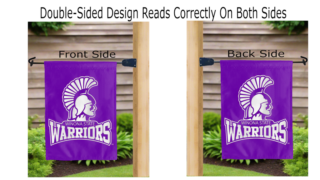 Winona State University - Warriors Garden Flag