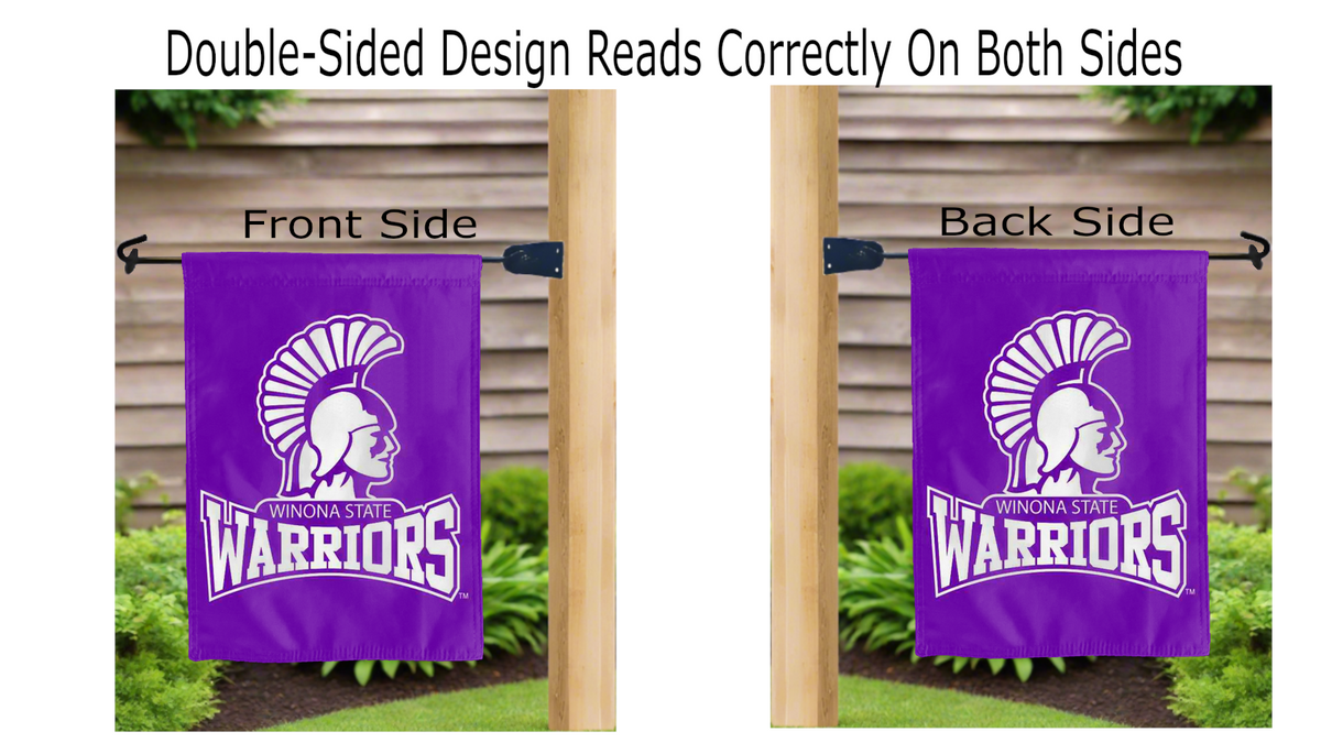 Winona State University - Warriors Garden Flag